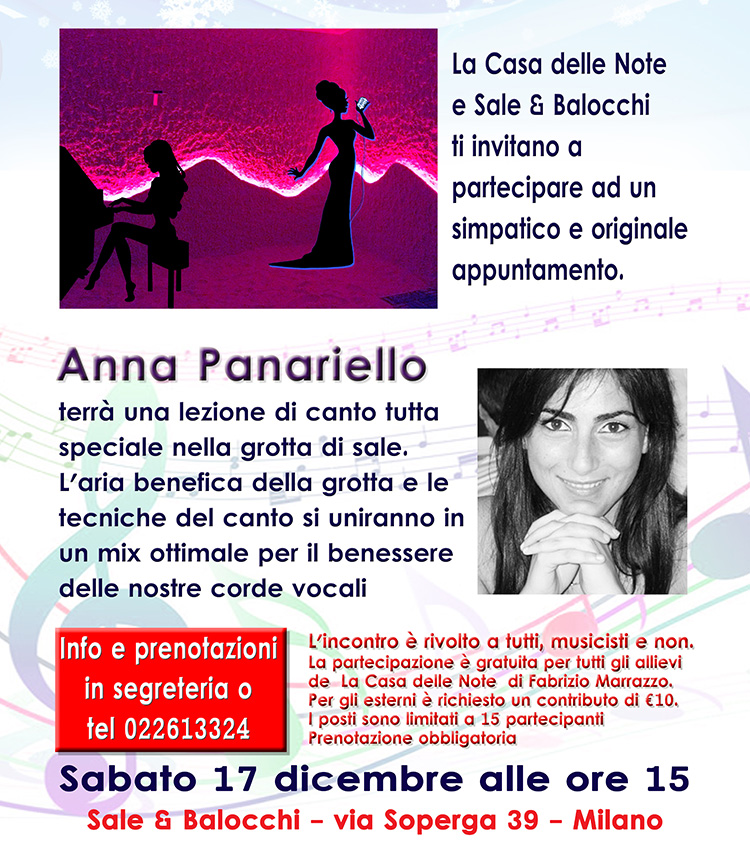 Anna Panariello e la grotta di sale